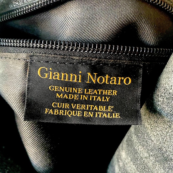 Gianni Notaro LEATHER SHOULDER BAG - Picture 2 of 3